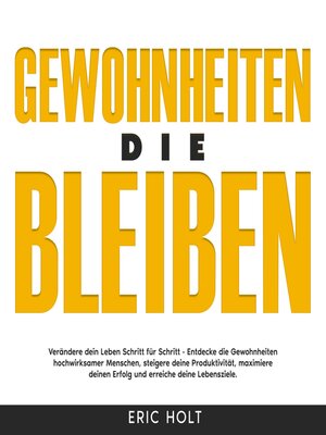 cover image of Gewohnheiten, die bleiben